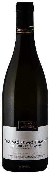 Вино  Domaine Morey-Coffinet Chassagne Montrachet 1er Cru 'La Romanée   Домен Мори-Коффине, Шассань-Монраше  Ля Романе Премье Крю   2020 750 мл