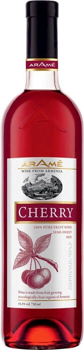 Вино  Arame Cherry   Арамэ Вишня плодовое   полусладкое  750   мл