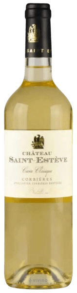 Вино    Château Saint-Estève Cuvée Classique Corbières Blanc 2021   750 мл 13,5 %