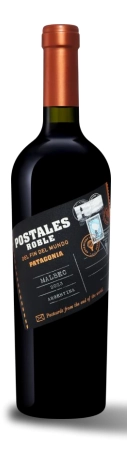 Вино Bodega del Fin del Mundo  Postales Roble Malbec   Patagonia   2023  750 мл  14 %