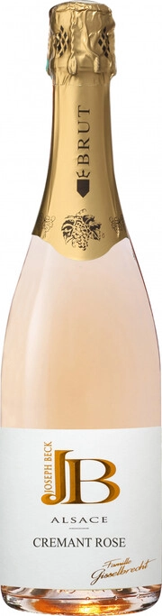 Игристое вино Joseph Beck Cremant Rose Alsace AOC  2022  750 мл