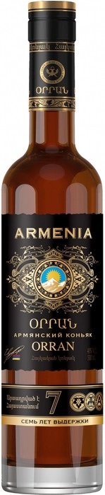 Коньяк   Armenia Wine  Orran     7 year  500 мл
