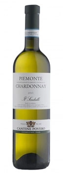 Вино Cantine Povero Chardonnay Piemonte DOC Il Sendallo  2020  750 мл 12,5%