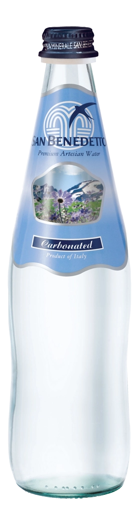 Вода San Benedetto Sparkling Glass Сан Бенедетто газированная в стеклянной бутылке 500 мл