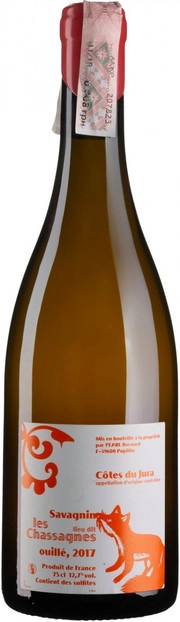 Вино Philippe Bornard, Savagnin "les Chassagnes", Cotes du Jura AOC Филипп Борнар  Ле Шассань Саваньен уийе Кот дю Жюра 2016    мл