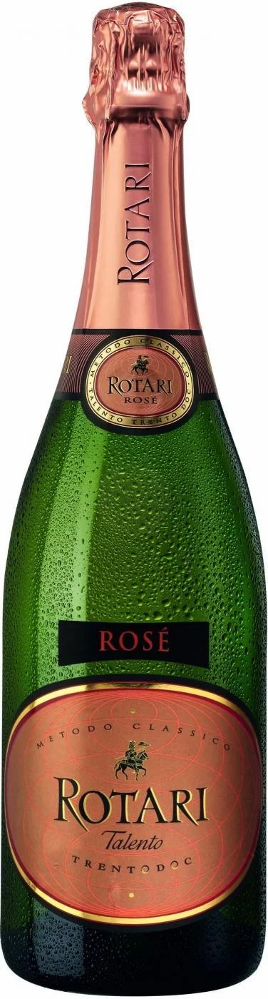 Ротари Таленто Розе Тренто ДОК, розовое брют,12.5%,0.75л.