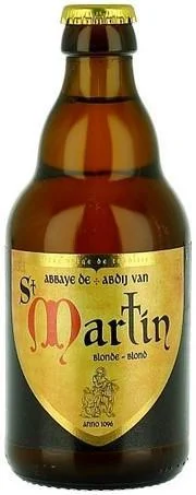 Пиво Brunehaut Abbaye de St. Martin  Blonde  Брюнехаут Абей де Сен Мартен Блонд стекло 330 мл