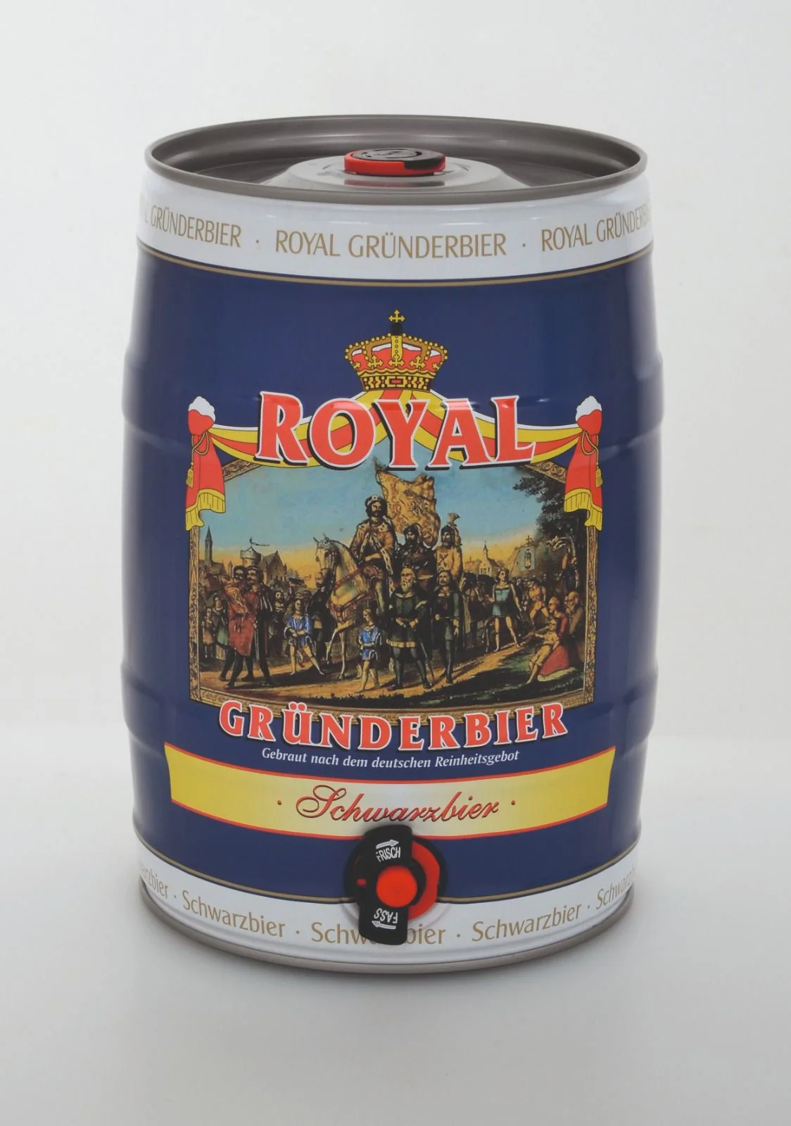 Пиво Royal Grunderbier  Schwarzbier  Роял Грюнндербир Шварцбир темное  нефильтрованное  5000 мл