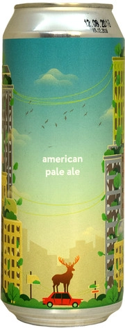 Пиво  Stamm Beer, American Pale Ale  Штамм Бир, Американский светлый эль  ж/б   500 мл