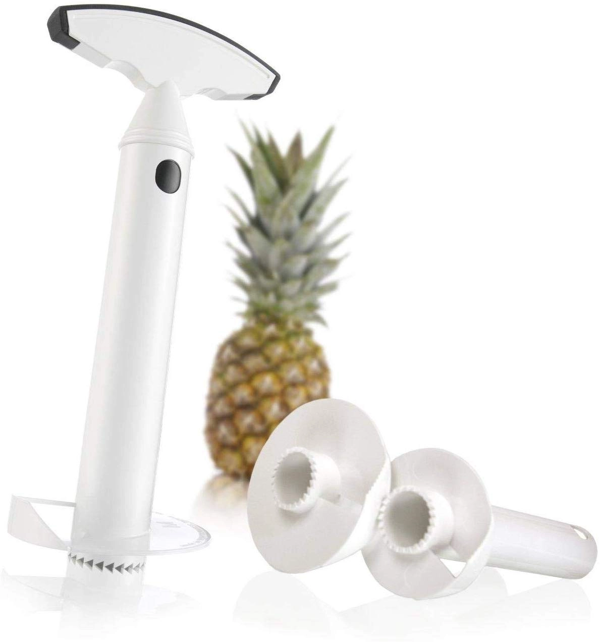 Ананасорезка VacuVin Pineapple Slicer Set of 3 (small, medium, large) & Wedger, набор из 3-х (маленькая, средняя, большая) с разрезателем, подарочная коробка