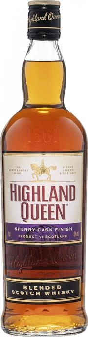 Виски Highland Queen  Sherry Cask Finish Blended  3 Y.O. gift box  700 мл