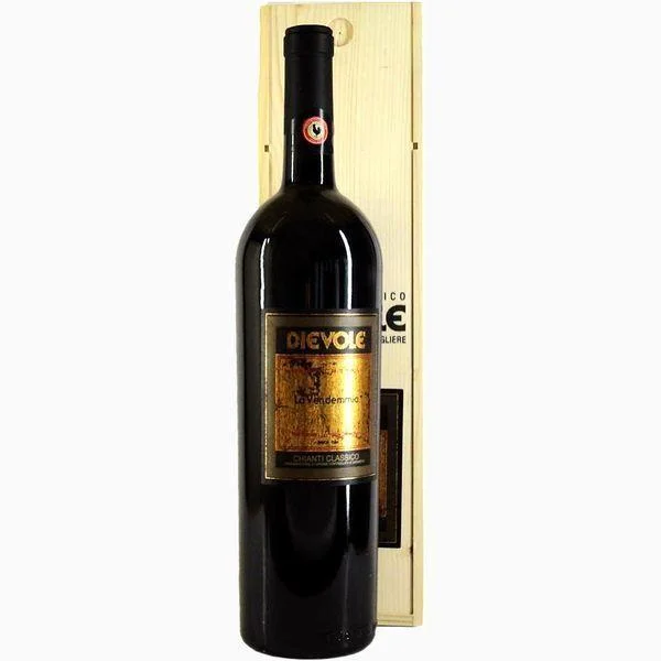 Вино Dievole Chianti Classico wooden in box Диеволе Кьянти Классико в деревянном ящике 2014 3000 мл