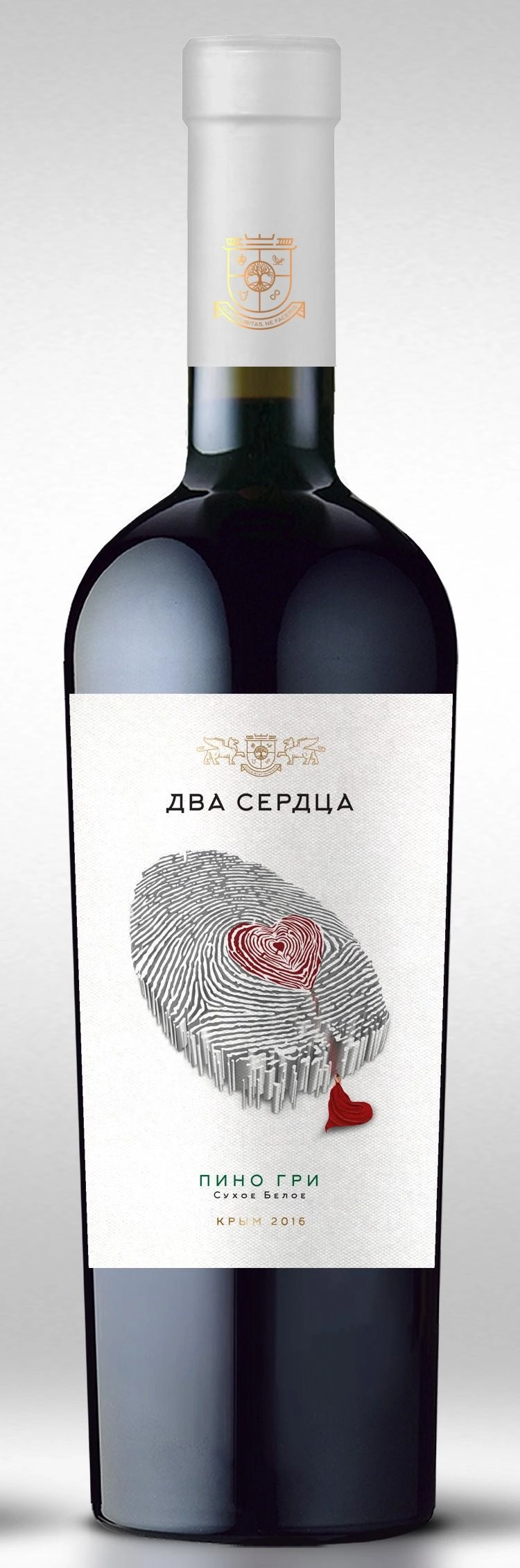 Вино  Авторские вина Павла Пестова "Два сердца"  Пино Гри 750 мл