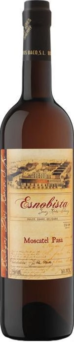Херес Bodegas Dios Baco Esnobista Moscatel Pasa Jerez DO  750 мл