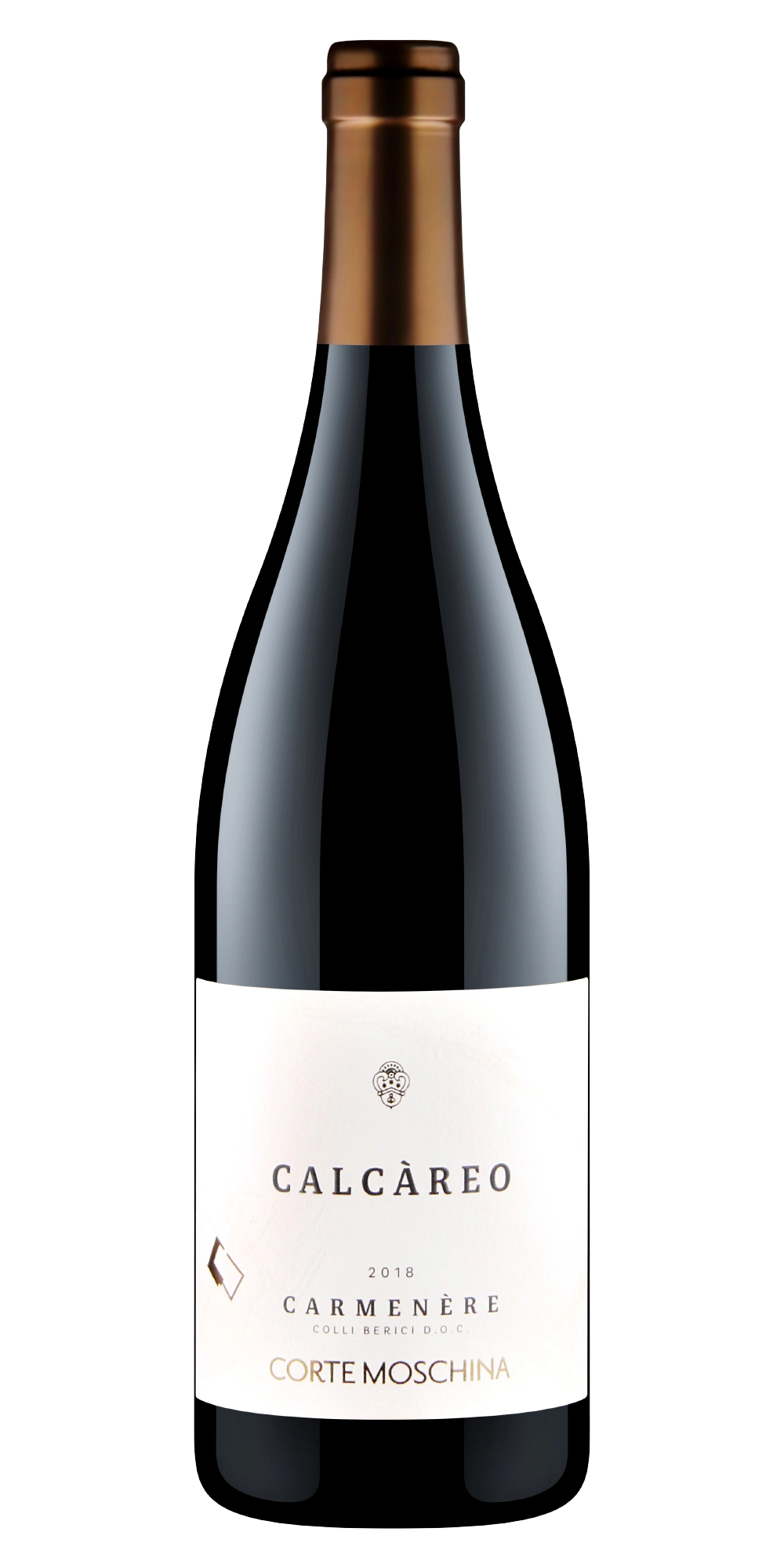 Вино  Calcàreo Carménère Colli Berici Corte Moschina Калькарео Карменер Колли Беричи Корте Москина 2018  750 мл
