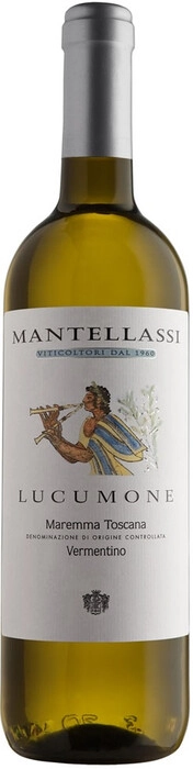 Вино Mantellassi Lucumone Vermentino di Toscana IGT Мантелласси Лукумоне Верментино ди Тоскана IGT 2020 750 мл