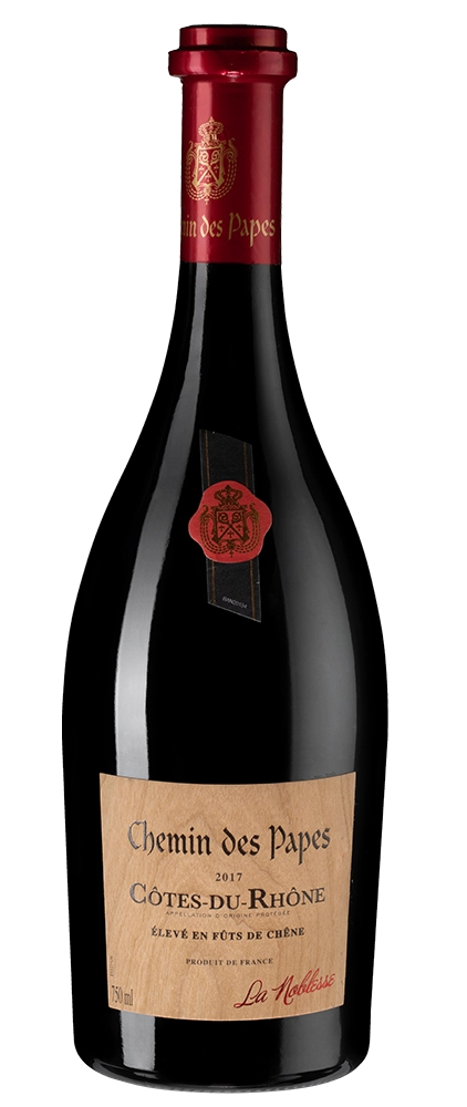 Вино Chemin des Papes la Noblesse  Rouge Cotes du Rhone AOC   2022 750 мл
