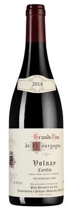Вино Domaine Paul Pernot & Fils  Volnay 1er Cru  Carelle sous la Chapelle  AOC  2020 750 мл  13%
