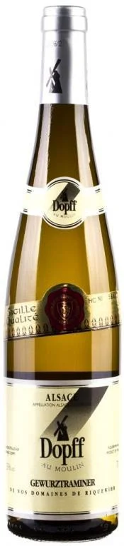 Вино Dopff au Moulin Gewurztraminer de Riquewihr Alsace  Допф о Мулен  Гевюрцтраминер де Риквир 2012 750 мл