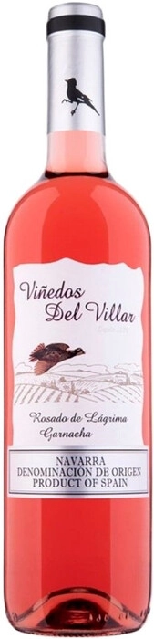 Вино  Vinedos del Villar   Rosado de Lagrima Garnacha  Navarra DO   750 мл