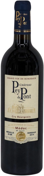 Вино Chateau Pey de Pont Medoc AOC 2014 750 мл