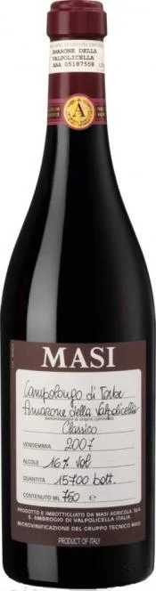 Вино Masi Campolongo di Torbe Amarone della Valpolicella Classico Камполонго ди Торбе 2004 750 мл