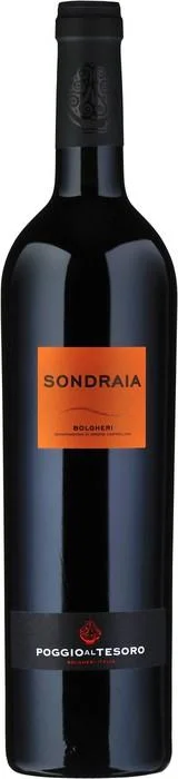 Вино  Poggio al Tesoro Sondraia Toscana IGT Поджо аль Тезоро Сондрайя 2012 1500 мл