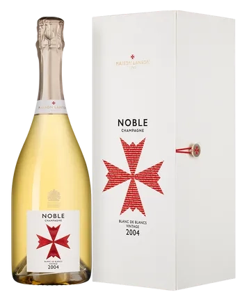 Шампанское  Lanson Noble Champagne Blanc de Blancs  wooden box  2004 750 мл 12,5%