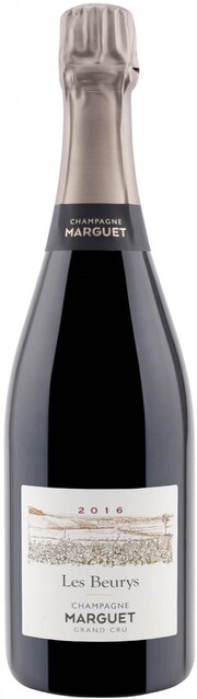 Шампанское Marguet  Les Beurys Grand Cru Extra Brut Champagne AOC  2016 750 мл