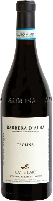 Вино Ca'del Baio Barbera d'Alba Paolina DOC 2019 750 мл