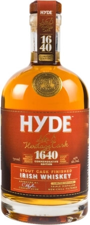 Виски Hyde №8 Stout Cask Finish  43%  700 мл