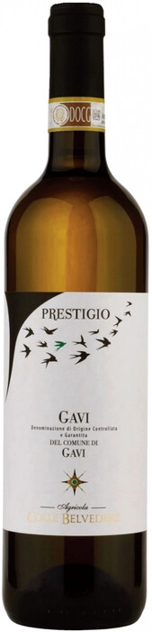 Вино Colle Belvedere Prestigio Gavi DOCG del Comune di Gavi  2018 750 мл