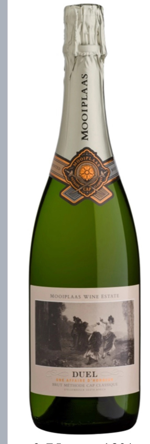 Игристое вино Mooiplaas Duel Brut MCC  750 мл 12%