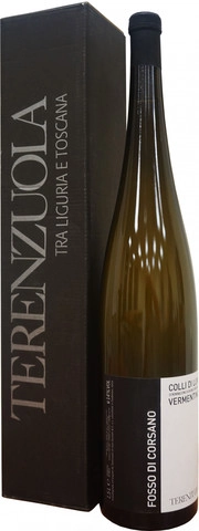 Вино Terenzuola  Fosso di Corsano Vermentino Colli di Luni DOC gift box  Теренцуола  Фоссо ди Корсано  Верментино в подарочной коробке 2019 1500 мл