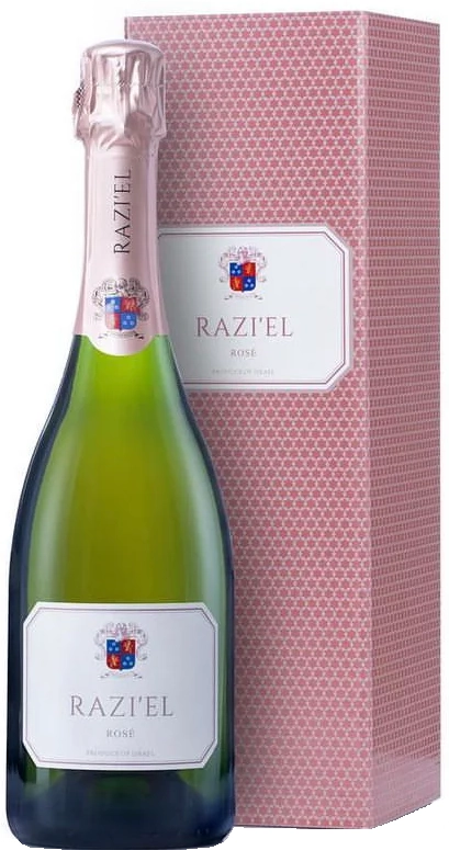 Игристое вино Domaine du Castel Razi'el Rose Extra Brut gift box  750 мл