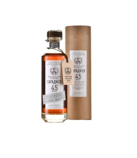 Коньяк Сараджев ОС 45-летний с мюзле в тубе 40%   500 мл