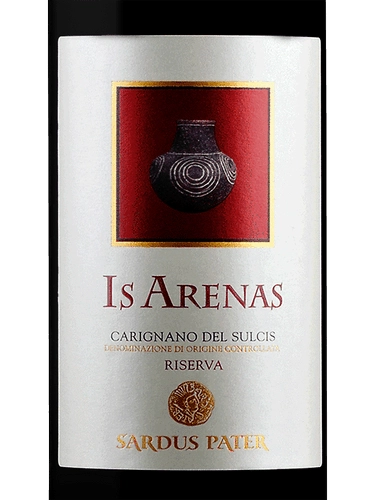 Вино Sardus Pater Is Arenas Carignano del Sulcis Riserva Ис Аренас Кариньяно дель Сульчис Ризерва  в деревянной коробке 2015  3000 мл