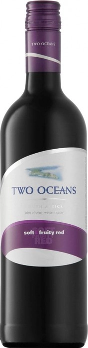 Вино Two Oceans Soft and Fruity Red Ту Ошенс Софт энд Фрути Рэд 750 мл