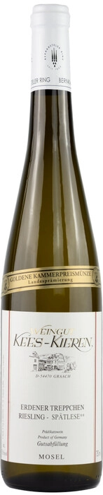 Вино Mozel Kees-Kieren Erdener Treppchen Riesling Spatlese PV Versteigerungswein Мозель Кес-Кирен Эрденер Треппхен Рислинг Шпетлезе аукцион 2017 750 мл