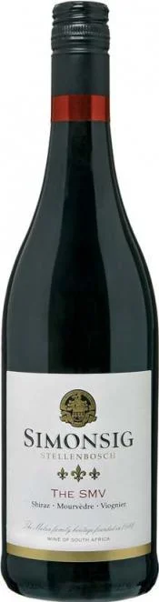 Вино Simonsig  SMV (Shiraz-Mourvedre-Viognier) Симонсиг  СМВ (Шираз-Мурведр-Вионье)  2012  750 мл
