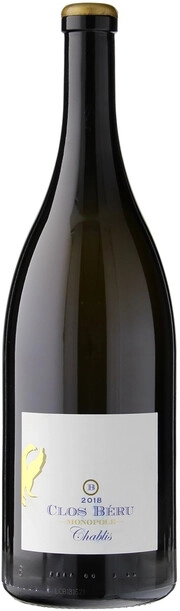 Вино Château De Beru Clos De Beru Monopole Chablis AOC  2018 1500 мл