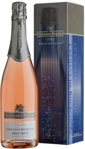 Игристое вино Simonnet-Febvre Cremant de Bourgogne Brut Rose gift box   750мл