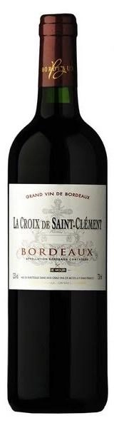Вино La Croix de Saint Clement Bordeaux AOC Ля Круа де Сен Клеман Бордо АОС, сухое красное 750 мл