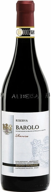 Вино Sordo Giovanni Barolo Ravera DOCG Riserva Сордо Джованни Бароло Равера Ризерва 2009 750 мл