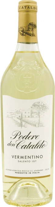 Вино Angelo Rocca e Figli  Podere Don Cataldo Vermentino Salento IGT  750 мл