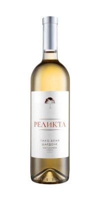 Вино  Реликта Пино Блан Шардоне   сухое белое  2022 750 мл  11,5%