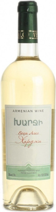 Вино  Веди Алко  Харджи   белое сухое   750 мл