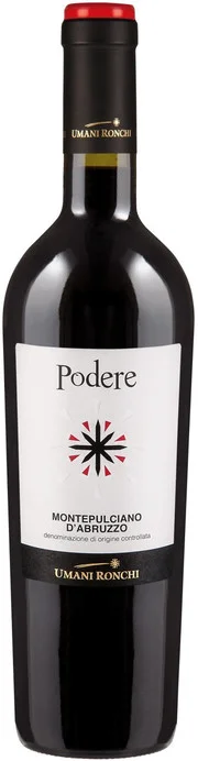 Вино Umani Ronchi   Podere  Montepulciano d'Abruzzo  Подере Монтепульчано д'Абруццо 2018 750 мл