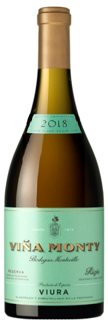 Вино  Viña Monty Viura Reserva  2018  750 мл  13%