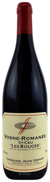 Вино Domaine Jean Grivot  Vosne Romanée 1er Cru Les Rouges    2016 750 мл 13%